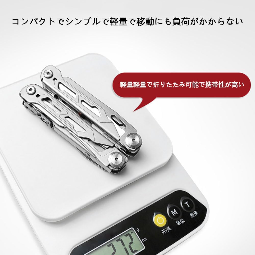 Outdoor with Locking Outdoor Tape Can with Nylon Ideal for and Emergency Preparedness 16-in-1 Multi-Purpose Pliers, Multi-Tool Function, Cutter,