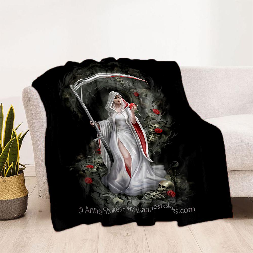 Gothic Style Blanket Ultra-Soft Great for Couch Livingroom Sofa Four Seasons Universal Warmthful Decor Birthday Christmas Gift Blanket