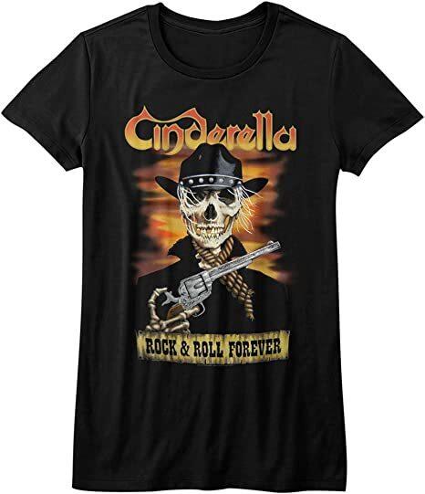 Ladies Cinderella Skelerella Music T-shirt Tops Tees Men's Women's Unisex