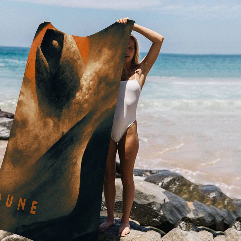 Science Fiction Movie D-Dune Big Microfiber Beach Towels Quick Dry Towel Sand Beach Towels Pool Towel For Travel Swim Pool Yoga