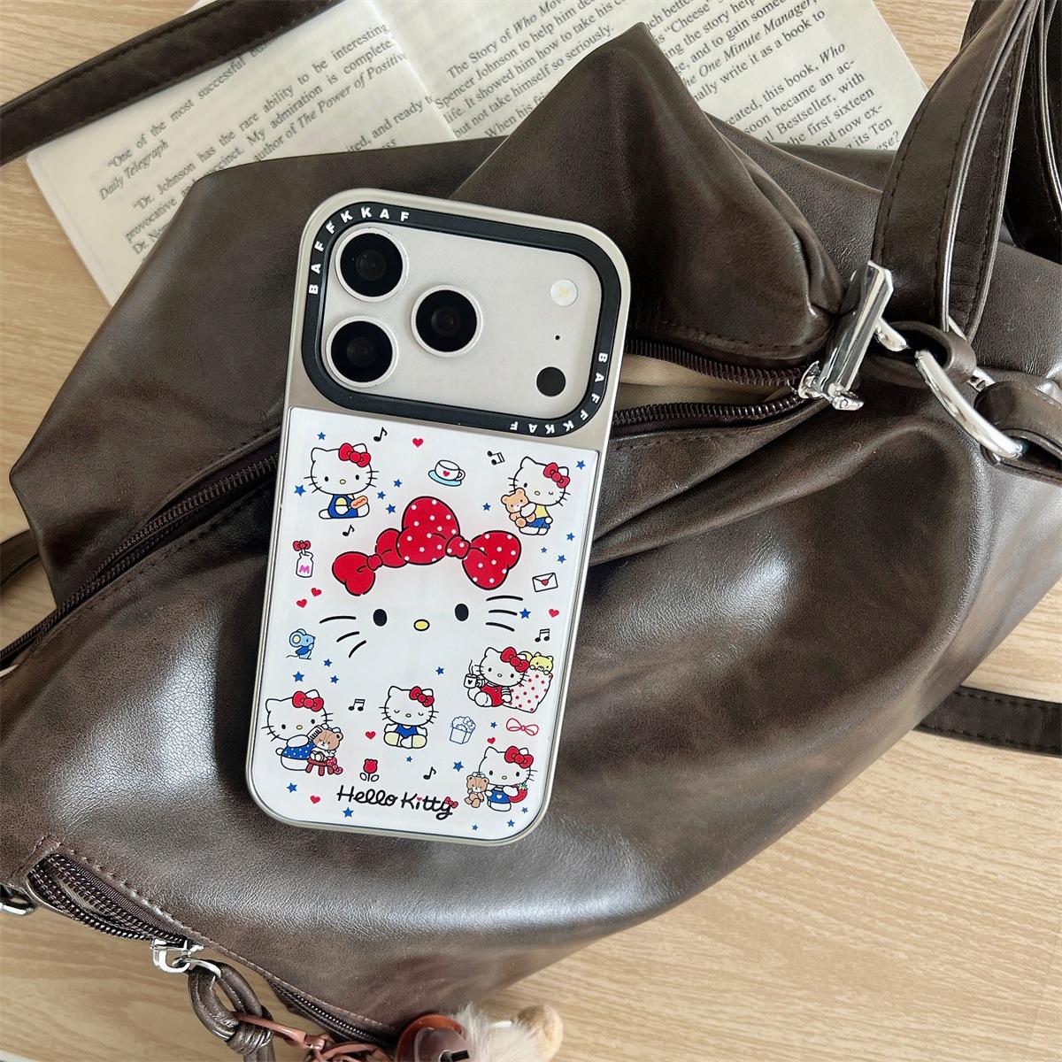 Anti-Drop Electroplating Drip Glue Cat Case for iPhone 15/14/13 PROMAX iPhone 16 Pro