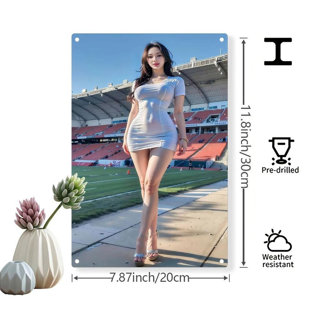 Picturi metalice retro, mobilier, decorare living 20x30cm