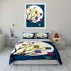 Colorful owls on branches. Bedding sets Duvet cover sets Duvet covers Pillowcases(1*Duvet Cover 2*Pillowcases without duvet insert)