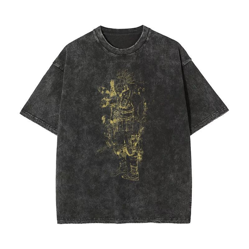 Cartoon Dorohedoro T Shirt For Teens Boys Cotton Short Sleeve Casual Fashion