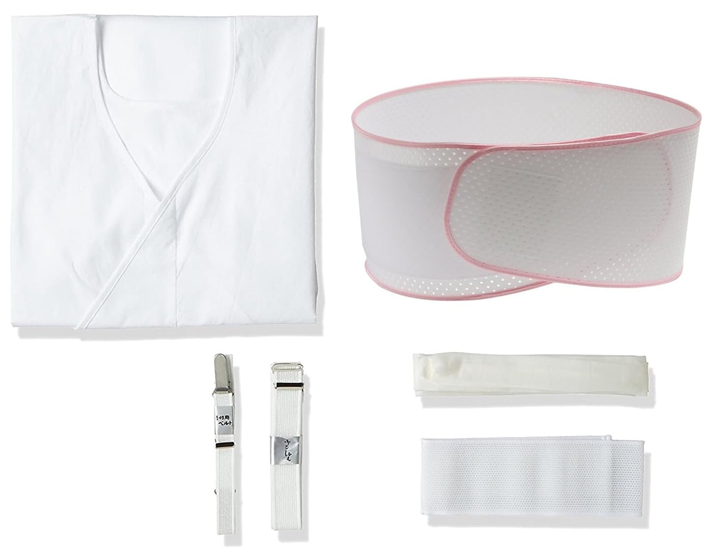 

[Hasegawa] Yukata Dressing Accessories (6-piece set: obi lining, datejime belt, waist cord, kimono belt, waist belt, slip)