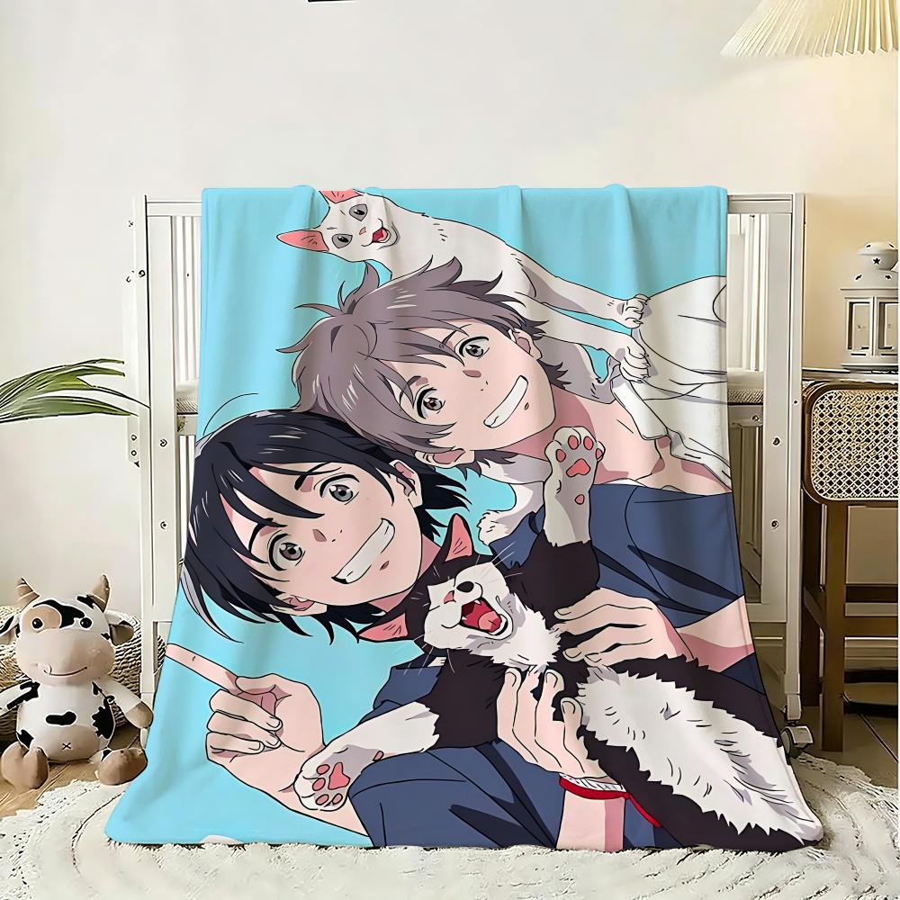 Anime Stranger by the Shore Throw 240g Flannel Blanket Lightweight Soft Skin-friendly Summer Thin Throw Blanket