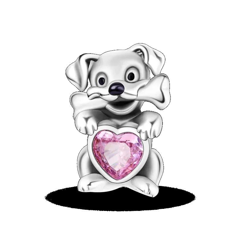 

925 стерлінгового срібла кольору гаряче повітря повітряна куля кохання шарм бісер підходить оригінальний браслет Pandora шарм бісер намисто своїми руками жіночі ювелірні вироби