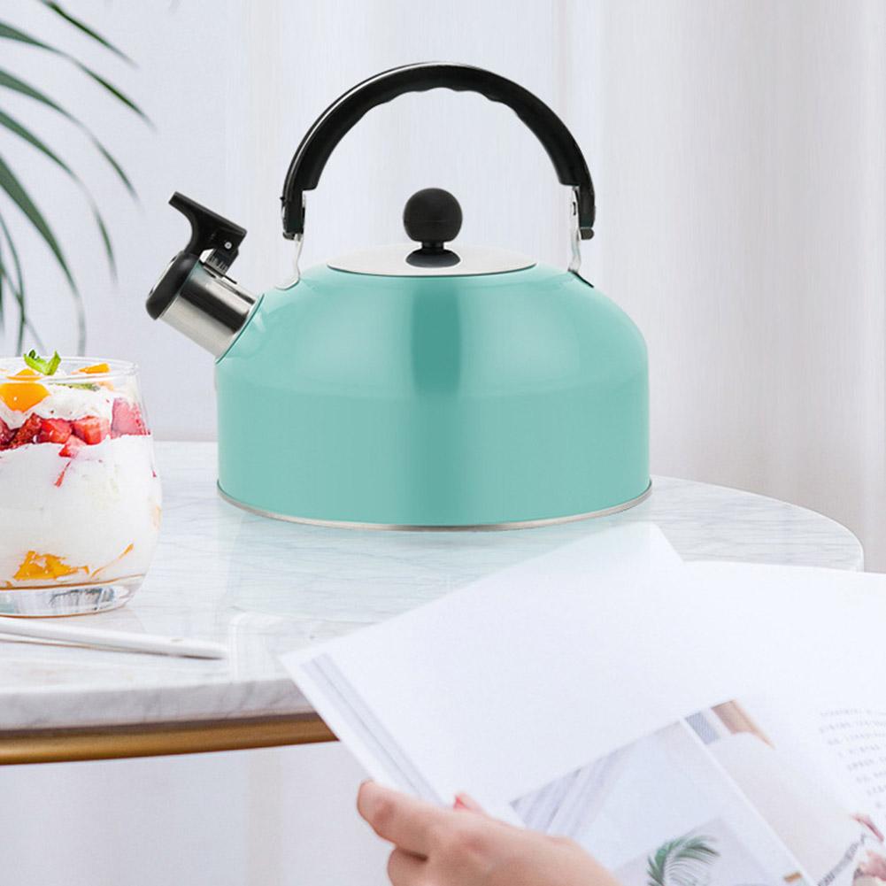 3L Whistling Tea Teapot Stove Water Kettles Teapot Gas Teapot Cooker Water Kettle For Cooking Teakettle Trips Hiking