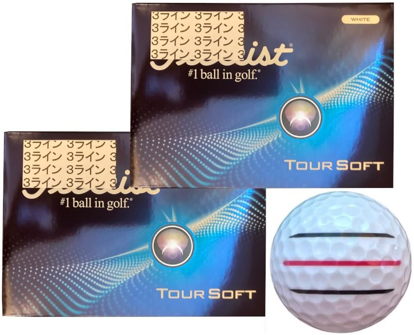 

Titleist TOUR SOFT Tour Soft 24-летняя модель с линиями 2 [Hapiraki_Golf Line] (Белая дюжина_3 линии) белый