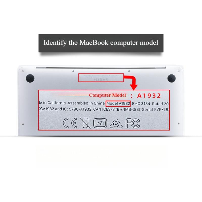 Compatível com Capa Protetora de Laptop Apple Capa de TPU macbook air 13.3 13.6 pro 13.3 Capa para Computador Capa para MacBook Air