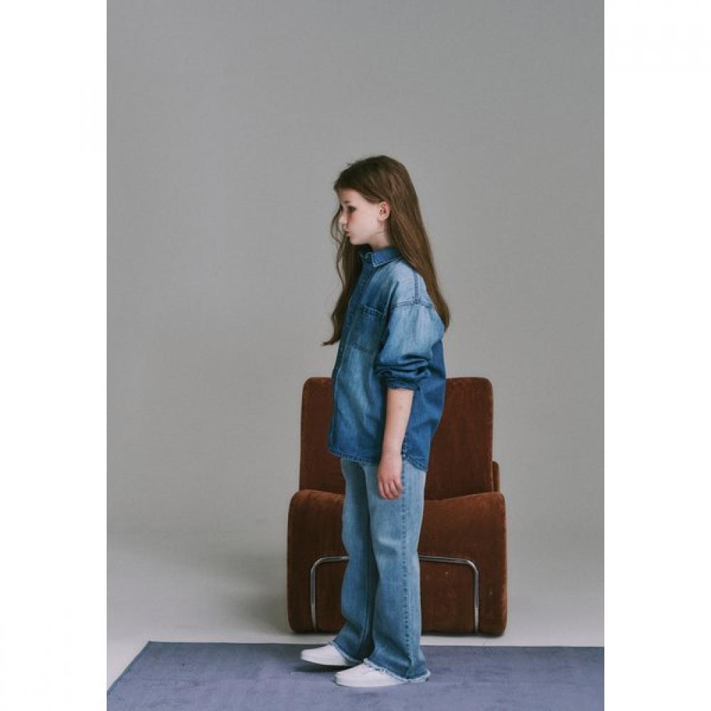 Bluetail Velvetim Denim Pants Sky Blue Azg2pt01sb
