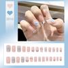 Handmade Press-On Nails – Crushed Diamond Butterfly Glitter Tips Collection