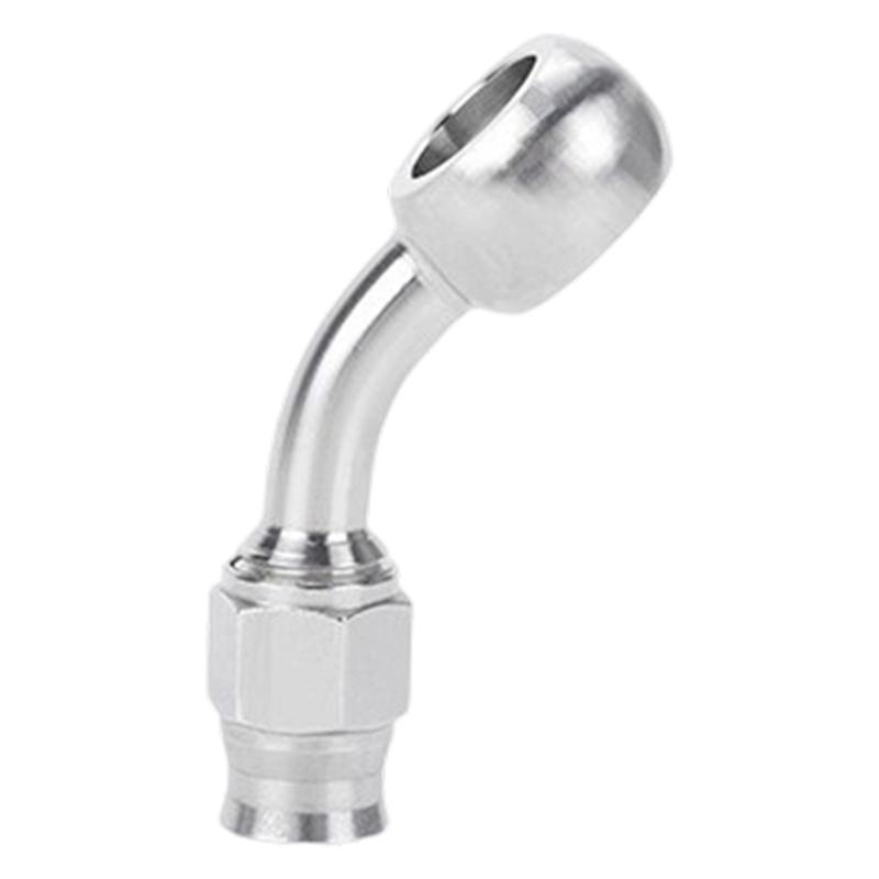 AN3 Standard Brake Line Quick Link Fitting Strong Aluminum Stress Brake Hose Fitting for Enhanced Motorcycle Safety