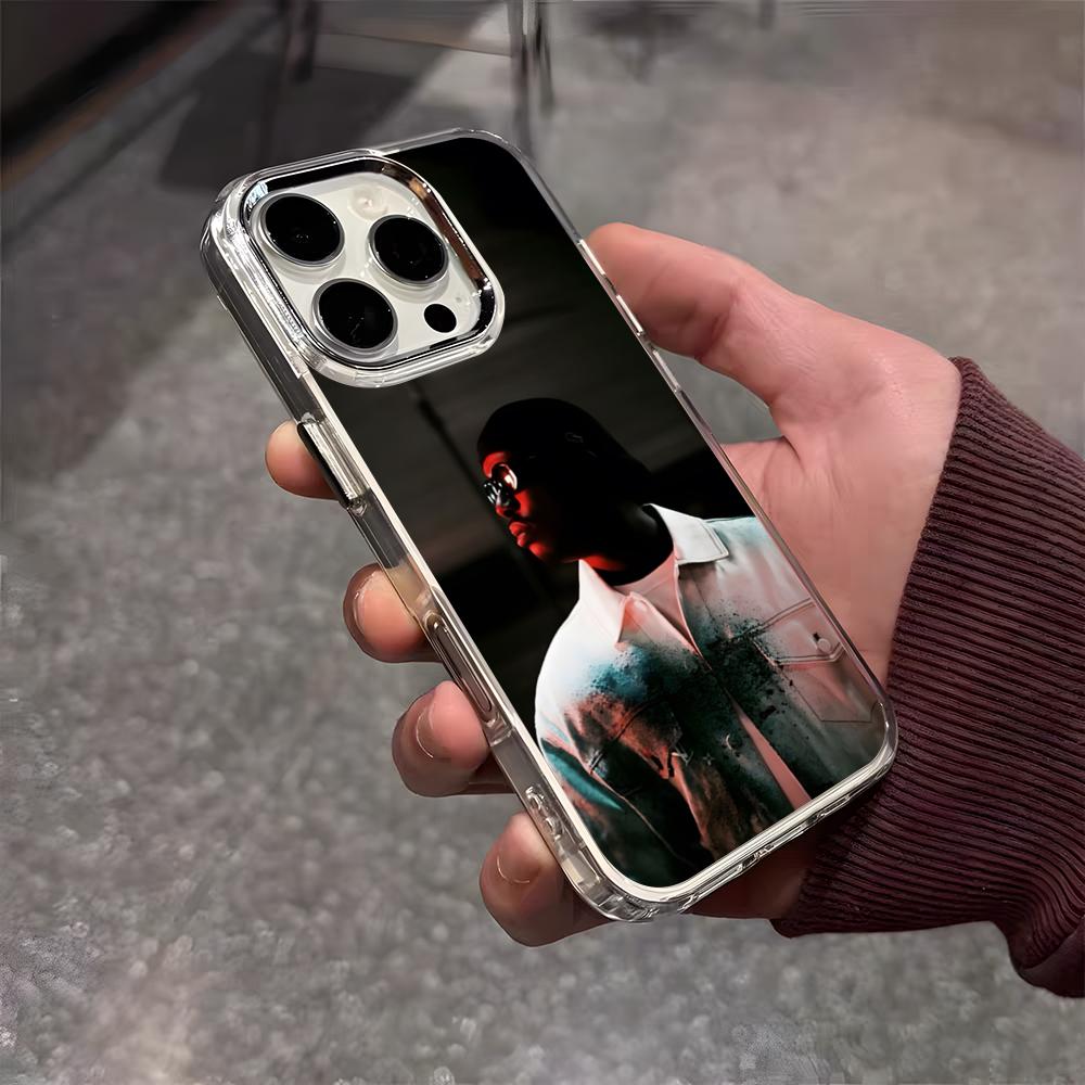 Rapper W-Werenoi Handyhülle Für IPhone 17 Air 16 E 15 14 13 12 11 Plus Pro Max Galvanisiert Transparent Weiche Hülle