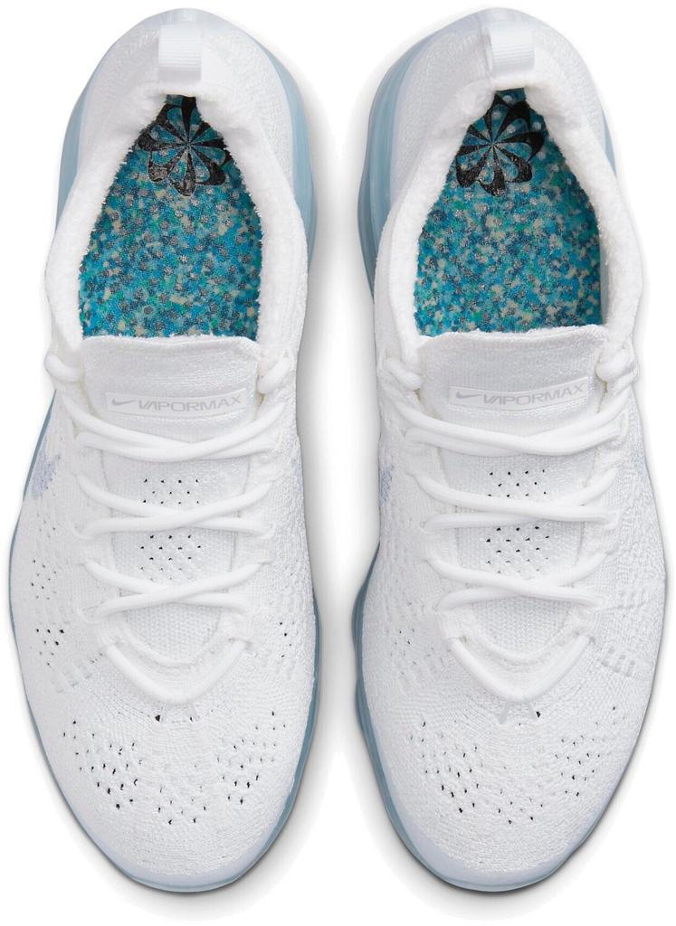 Кроссовки Nike Air VaporMax 2023 Flyknit Women белый/металлическое серебро/чистая платина