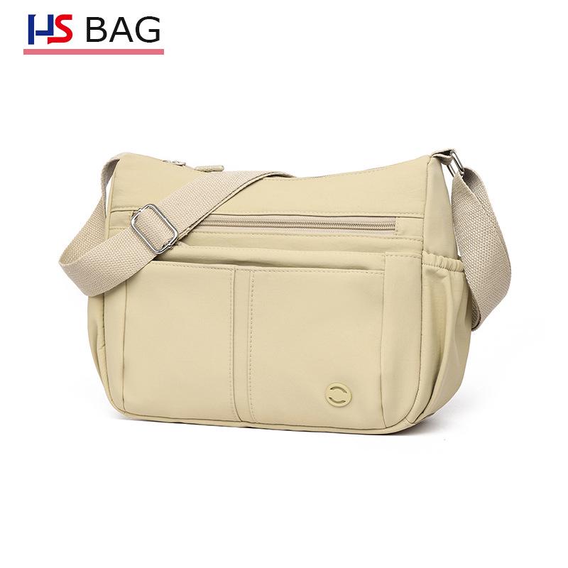 Dámská Crossbody taška přes rameno z oxfordské látky s velkou kapacitou - Vícevrstvé úložné prostory pro maminky středního věku