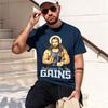 Hallowed Be Thy Gains Funny Muscle Jesus Weight Lifting Out Humor Tshirt Leisure Comfortable Clothes For Unisex Tops 51107 2026 N