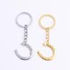 1Pcs Creative Small Gift Horse Hoof Ornament Pendant Fashionable And Minimalist Lucky Charm Horseshoe Golden Keychain