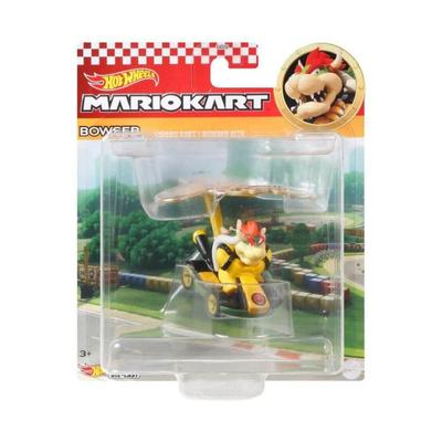 Hot Wheels Diecast Mario Kart Bowser Standard Kart Bowser Kite +