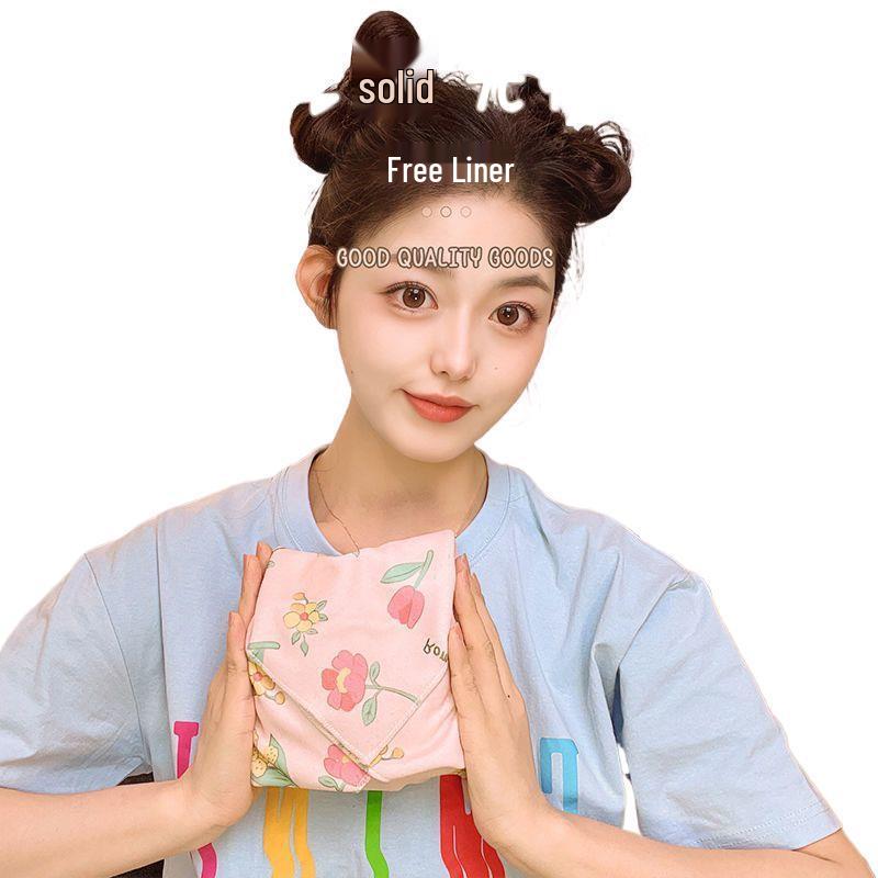 Self-Adhesive Cute Cartoon Portable Makeup and Camera Storage Bag