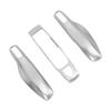 Car Smart Key Cover Case Keyless Entry Remote Key Fob Protector Shell for Panamera Cayenne 911 Macan Boxster Cayman 718 GT Silver  Style