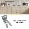L8RE Stove Safety Bracket Assembly Set Stove Support Stove Holder Practical for Stove