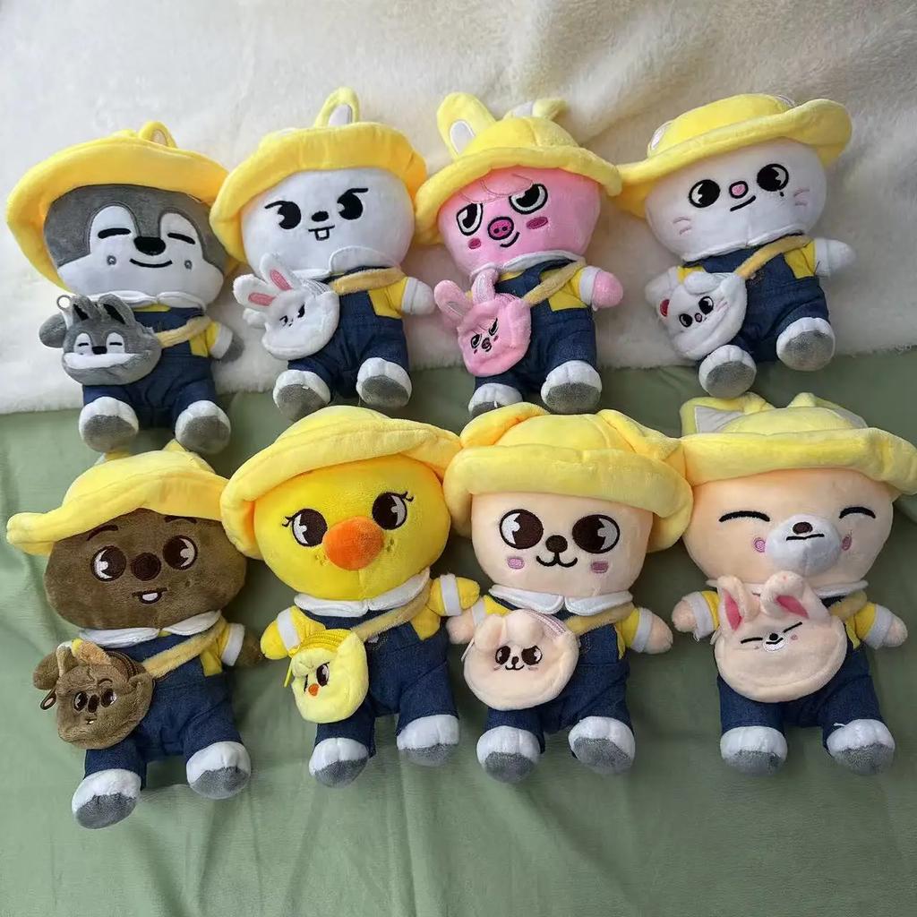 Skzoo Keychain Plush Kawaii Teddy Skzoo Keychain Plush Cartoon Stuffed Animal Doll Kawaii Toys Room Decor Children Gift