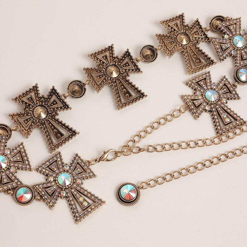 High-end Female Waist Chain Exquisite Millennial Hot Girl Rhinestone Waist Chain Metal Atmospheric Sweet Cool Female Waist Chain