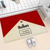 Alfombrillas Retro M-Marlboro Antideslizantes Absorbentes de Agua Cojín Largo para Dormitorio Alfombras Domésticas