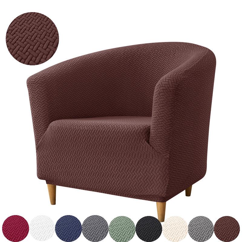 Thick Twill Non-Slip Semi-Circular Sofa Cover for Home or Hotel