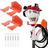 2PCS Weed Eater Hanger, Heavy Duty Wall Mounted Hanging Shelf for Grass Trimmer, Garden Tools