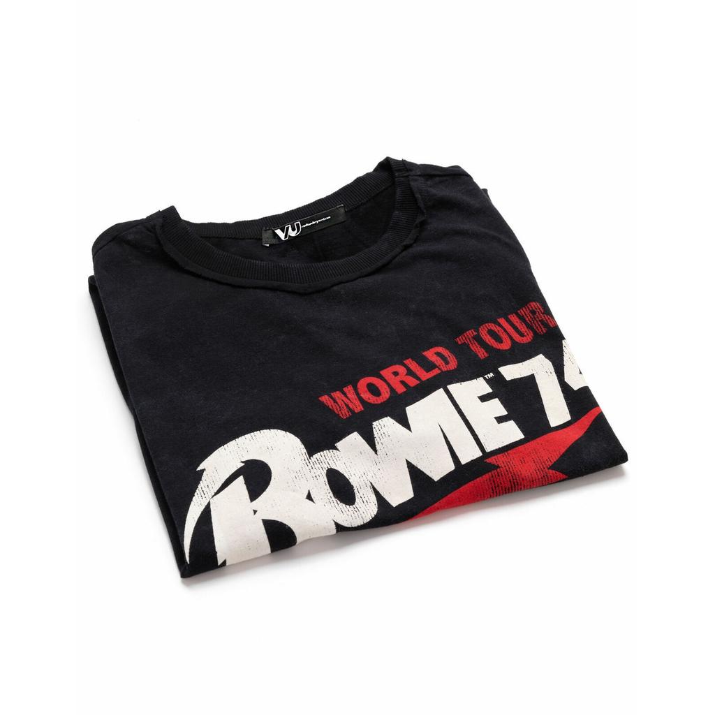 David Bowie Unisex Adult 1974 World Tour T-Shirt