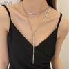 New Trendy Sweater Chain Women's High-end Long Style Simple Atmosphere High-end Autumn Necklace Clothes Accessories