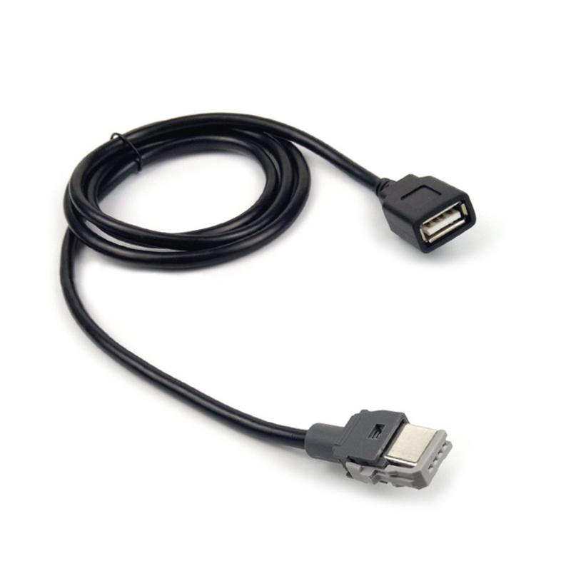 Universal Stereo 4 Pin USB Extension Connector Cable Adapter for 307 408 C4 C5 C Quatre B50 RD9 Car Entertainment System