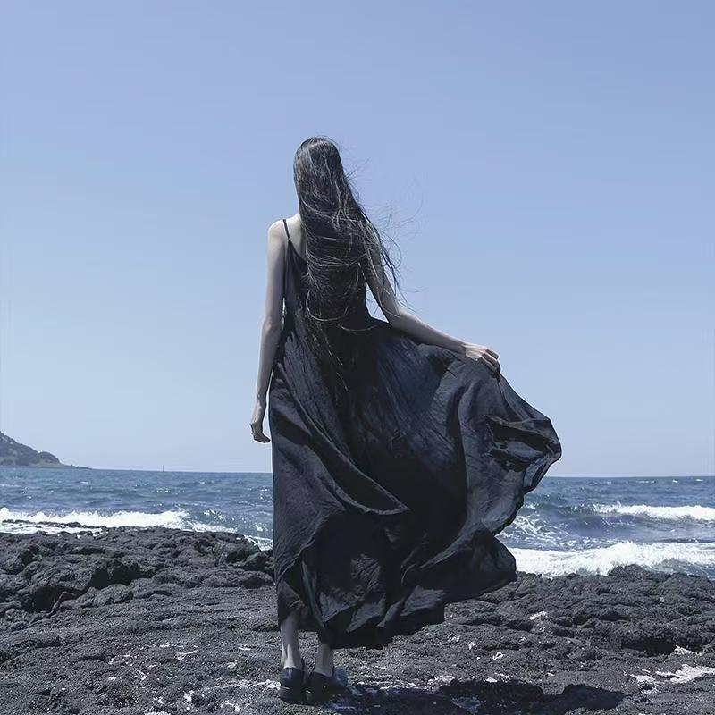 2026 Women's Spring/Summer French Aesthetic Slimming Long Dress