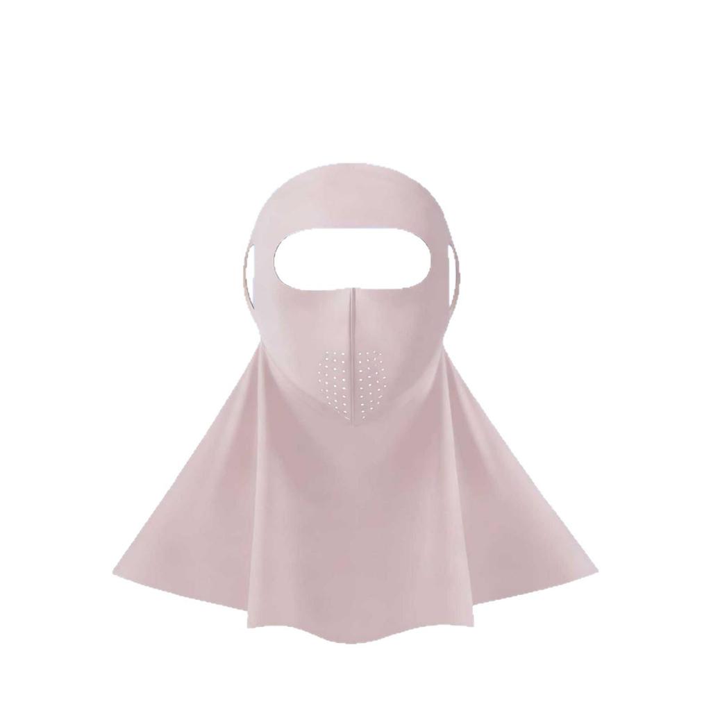 Women's Full Face UV Protection Ice Silk Mask and Neck Guard