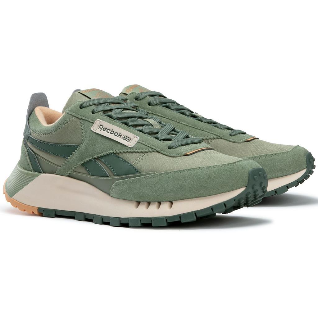 Reebok CL LEGACY W+ Sporty Comfort Casual Platform Low-Top Running ShoesUnisex Green 24FRC903U3G09