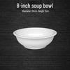 Malatang Large White Porcelain Bowl - Versatile Japanese-Style Ramen, Rice, and Steamed Dish Bowl