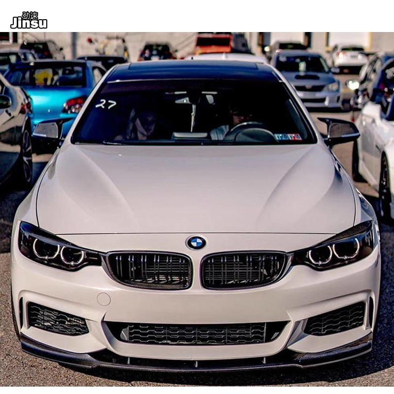 Carbon Fiber Headlights Eyebrows Eyelids Stickers For BMW F32 F33 F36 F80 F82 M4 Front Headlamp Eyebrow 420i 428i 425i 430i 435i