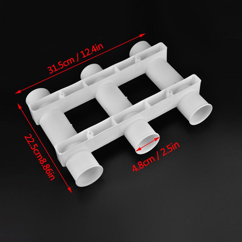 Boat Fishing 3 Tube Rod Holder Bracket Rack Pole Tube Mount Tool Accessory