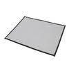 Fireproof Grill Pad Fiberglass Cloth Heat Resistant Foldable Square Fire Pit Mat for Patios Yards Gray L 105x60cm