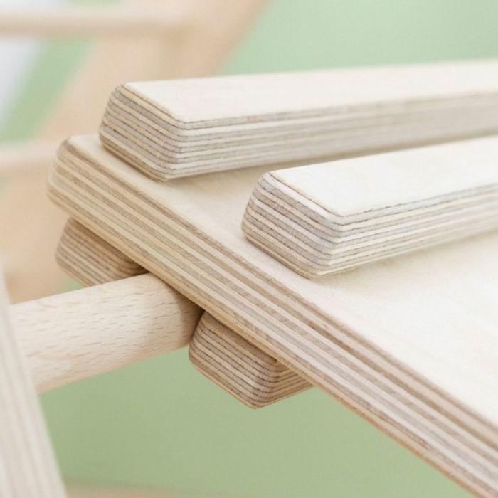 PIKY Balance and Motor Skills Game - Natural Wood and Rainbow Colors