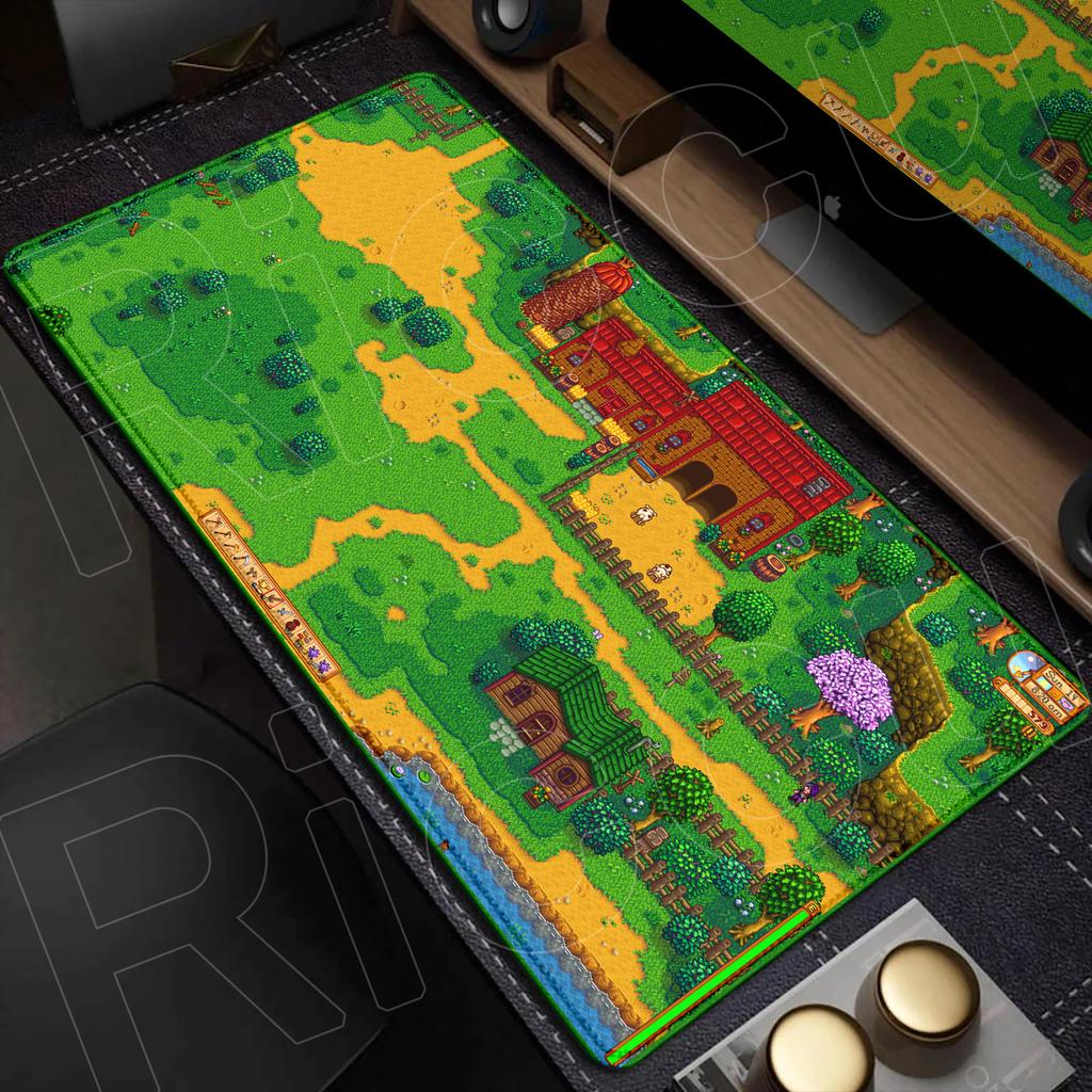Large Anime Non-slip Keyboard Mouse Pad Laptop Office Accessories Hot Gaming Stardew Valley New Desk Mat Washable Durable Carpet