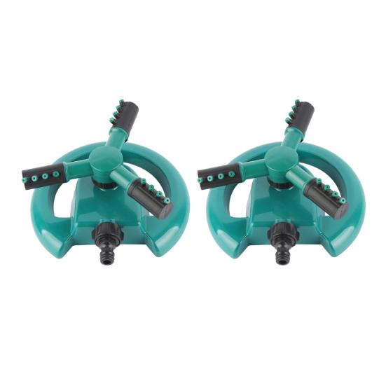 3-Arm Irrigation Sprinkler for Large Area Coverage 360-Degree Rotating Lawn Sprinkler for Garden Yard Watering And Kids Pets Outdoor Play