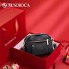 AODIJIA 2026 Genuine Leather Round Crossbody Bag for Women
