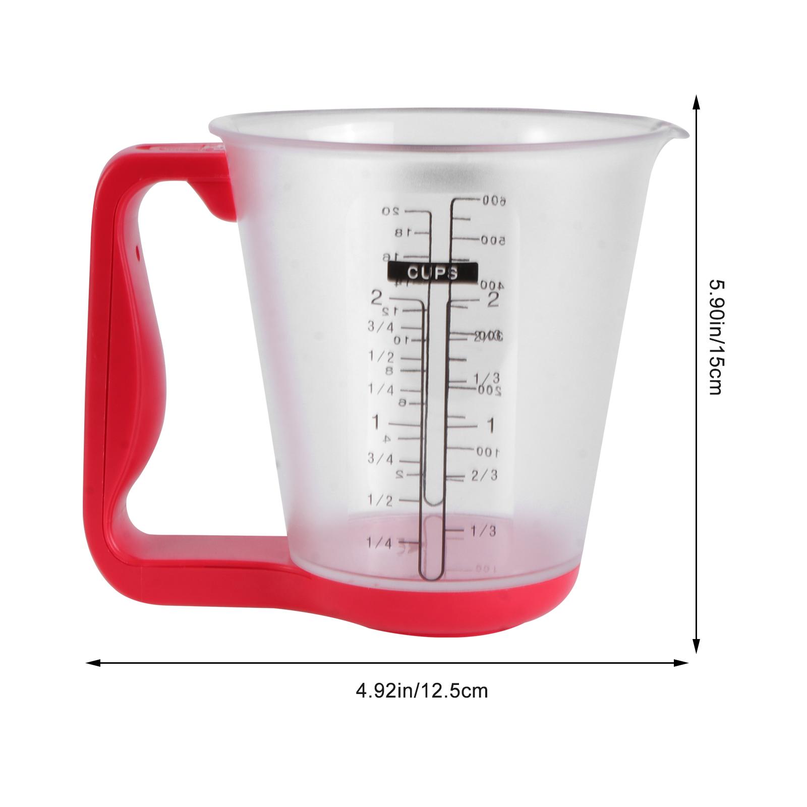 Digital Measuring Lcd Display For Cup Kitchen Milk Powder Coffee Feeding Pharmacy Lcd Display Measuring Cup Use Red красный
