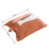 2PCS Ramie Fabric Tissue Box Cover,Napkin Holder Pumping Napkin Cover, Paper Box For Kitchen Car Toilet Tissue Case Container