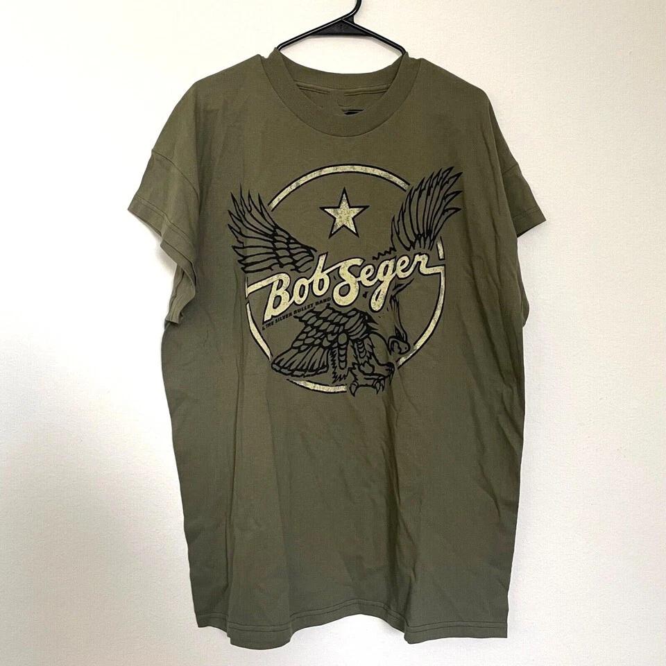 

BOB SEGER TOUR Shirt Short Sleeve Military Green Unisex S-5XL S