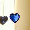 Crystal Heart-shaped Prism Crafts Window Door Ornaments Chandelier Rope Pendant