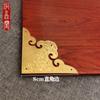 Thickened Antique Corner Cabinet Door Copper Corner Printing Corner Piece Door Furniture Decoration All Copper Corner Piece